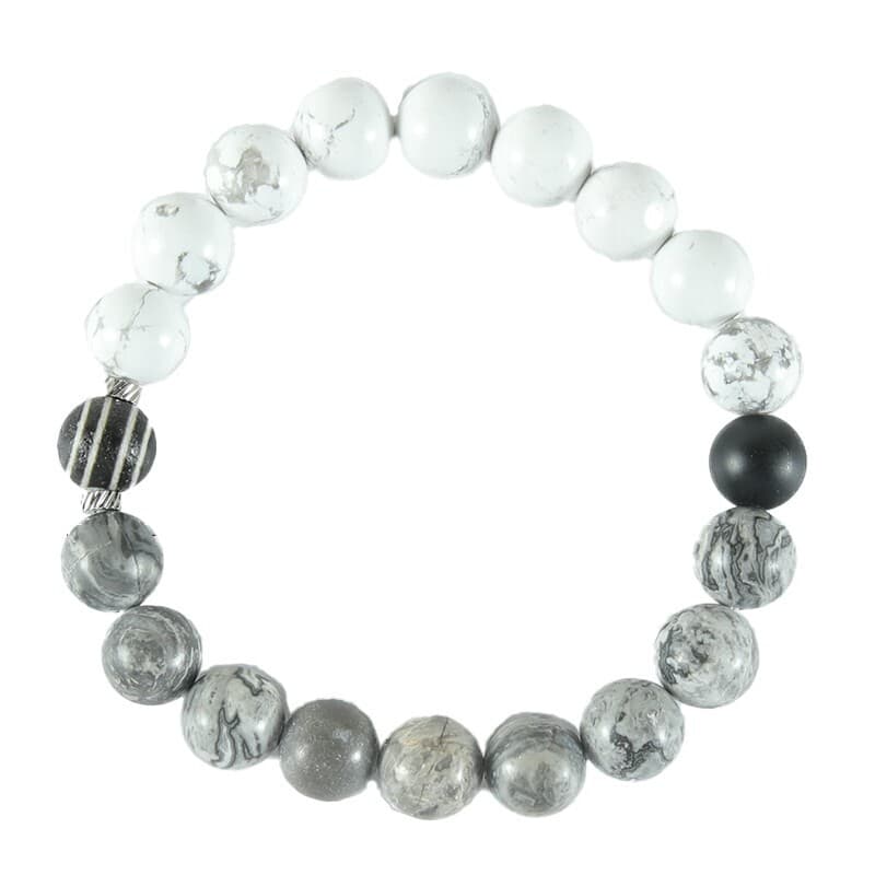 Armband, Naturstein, Marmor DIY, 10mm