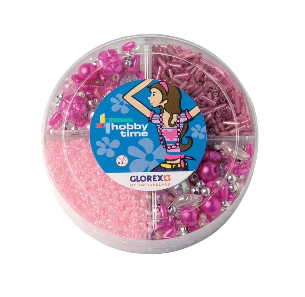 Perlen-Set pink