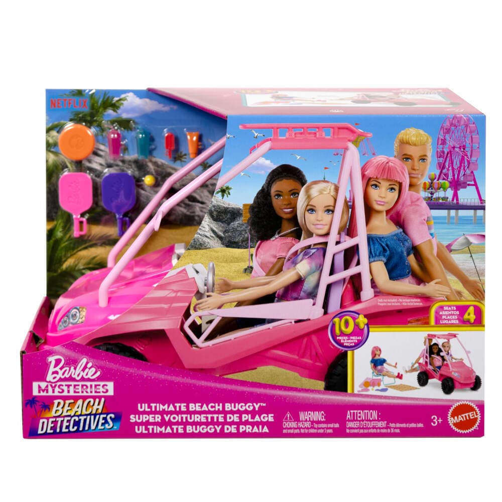 Barbie Mysteries: Mission Strand Ultimativer Strand-Buggy und Puppe