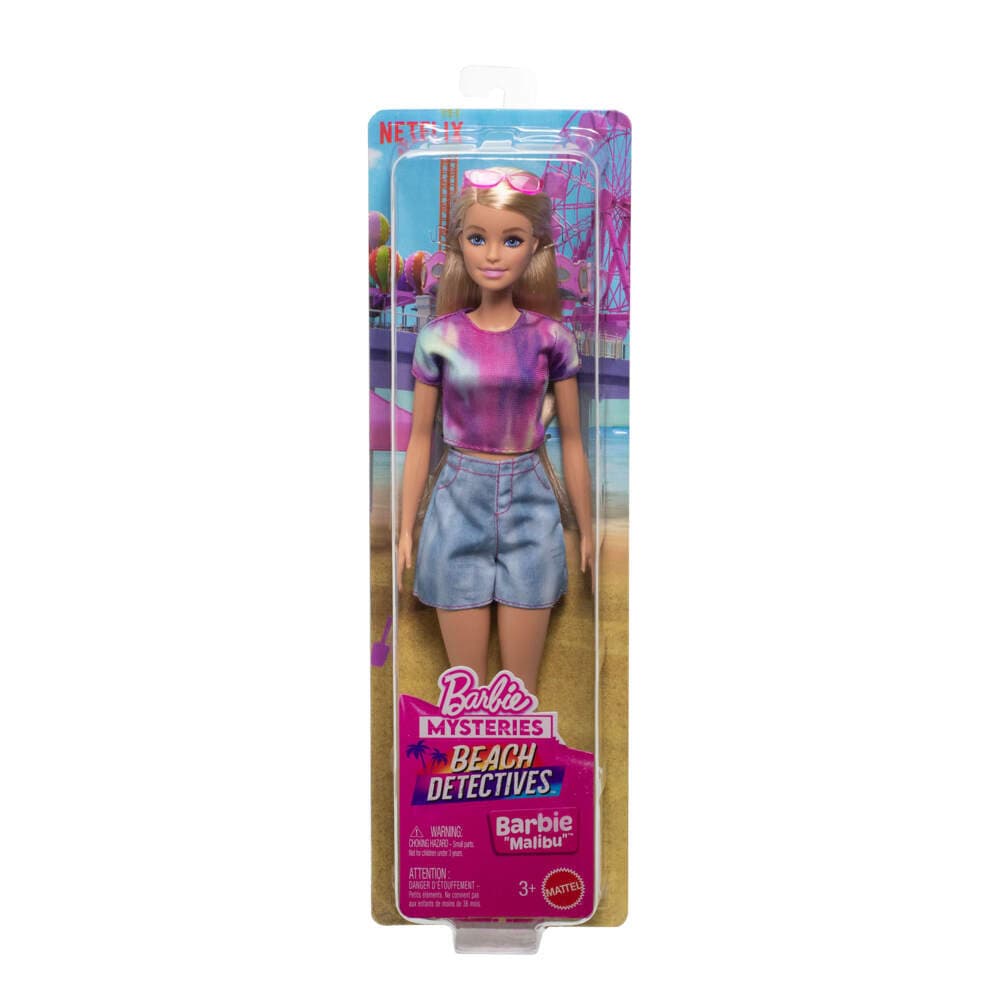 Barbie Mysteries: Mission Strand Barbie Core Malibu Puppe