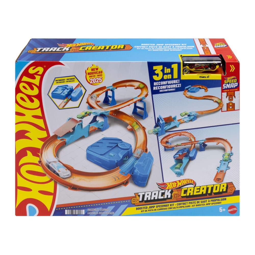 Hot Hot Wheels Track Creator Booster Schnellstrecken-Set