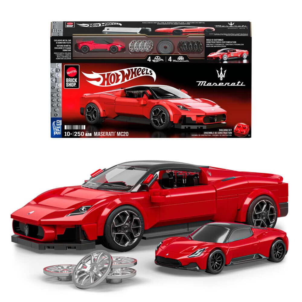 Mattel Brick Shop HW SPEED SERIES MASERATI