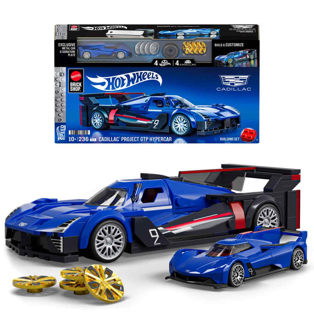 Mattel Brick Shop HW SPEED SERIES CADILLAC