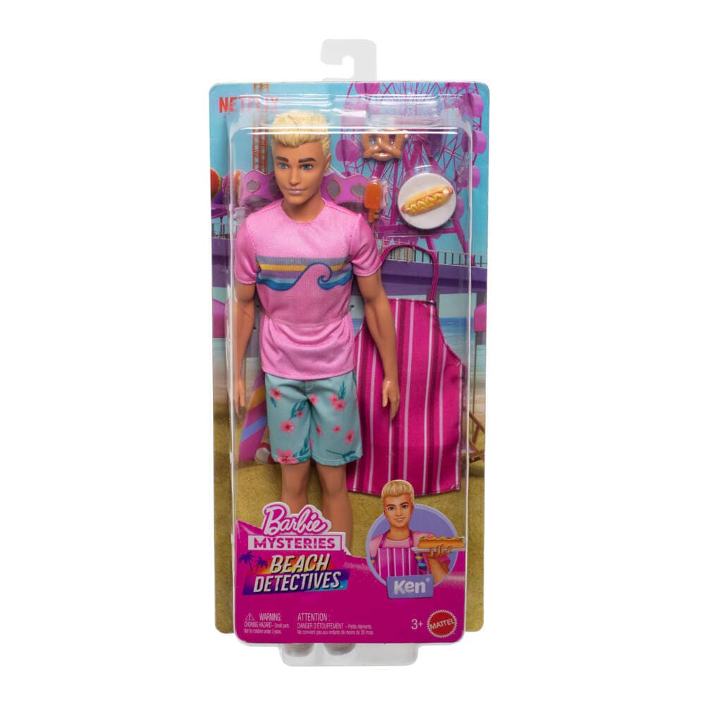 Barbie Mysteries: Mission Strand Ken Puppe und Zubehör