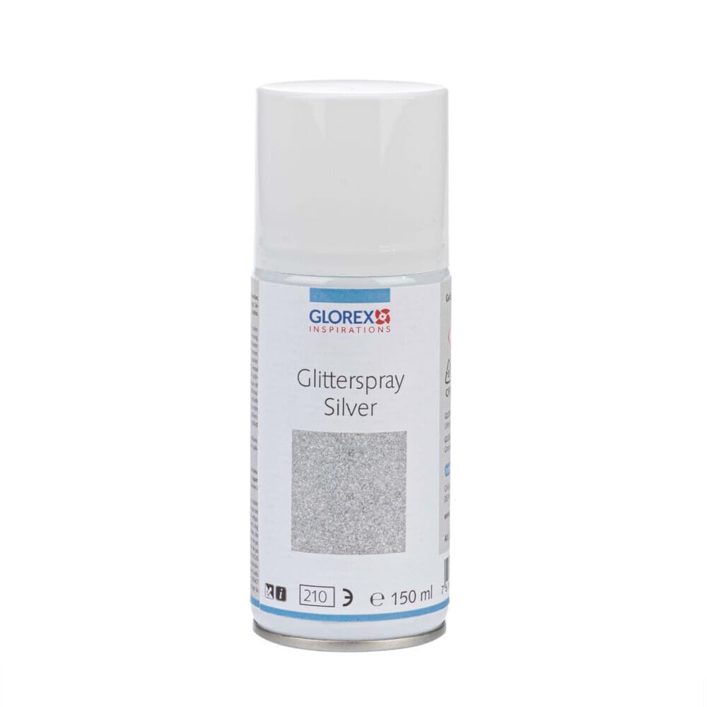 Glitterspray Silber 150ml
