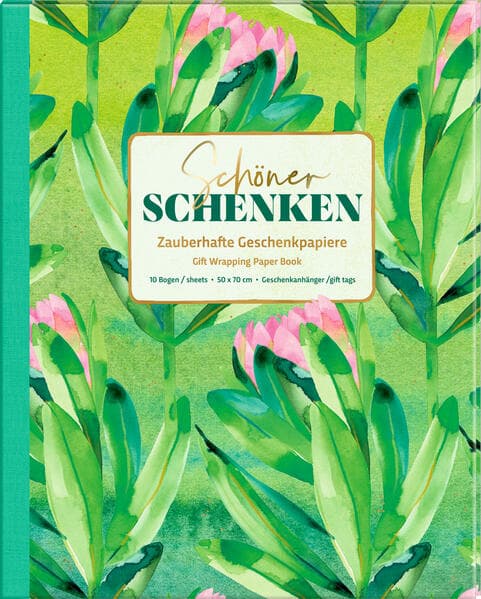 Geschenkpapier-Buch - All about green