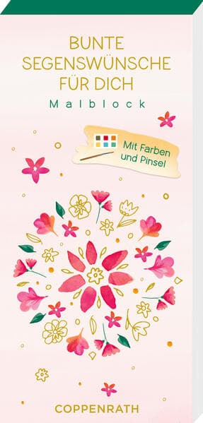 Mini-Malblock - Bunte Segenswünsche für dich