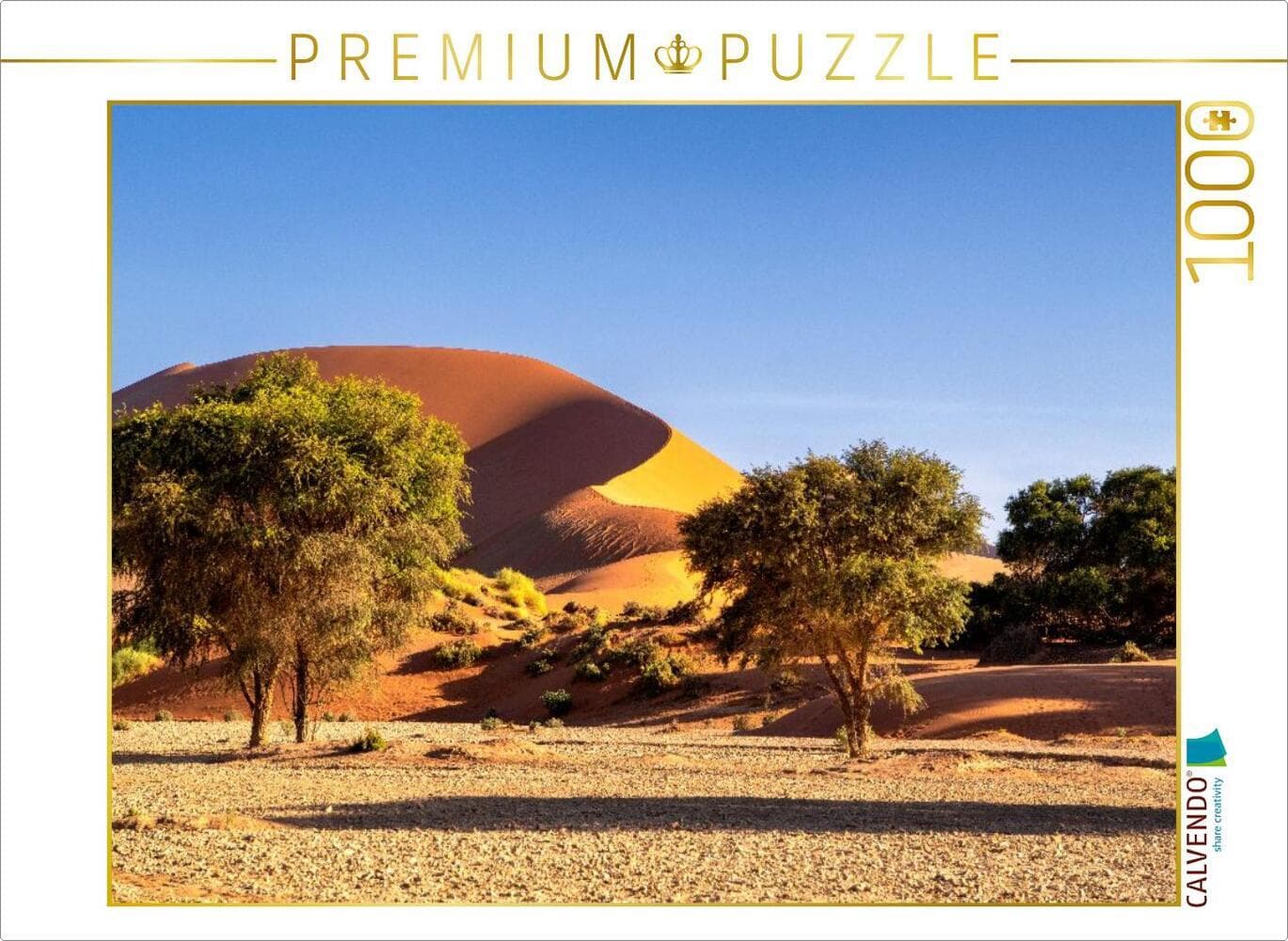 CALVENDO Puzzle Dünen in Sossusvlei | 1000 Teile Lege-Größe 64x48cm Foto-Puzzle für glückliche Stund