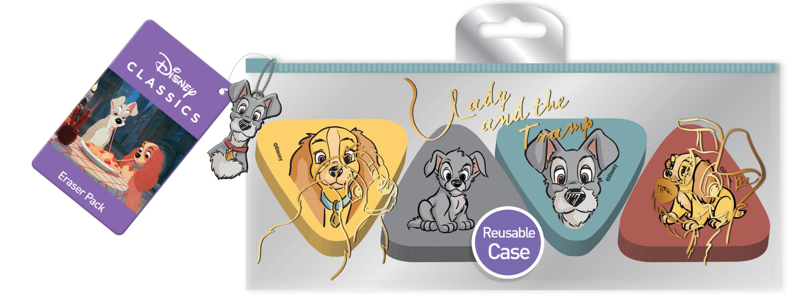 Radiergummi-Set Disney Classics (Susi&Strolch)