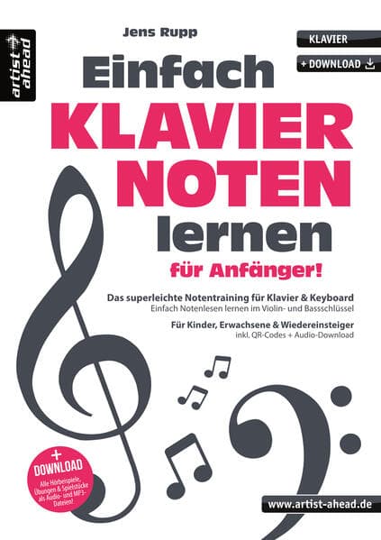 Einfach Klaviernoten lernen für Anfänger!
