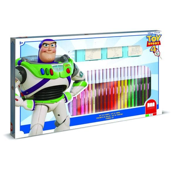 TOY STORY 4, 41-tlg., inkl. Malbuch & Stempel