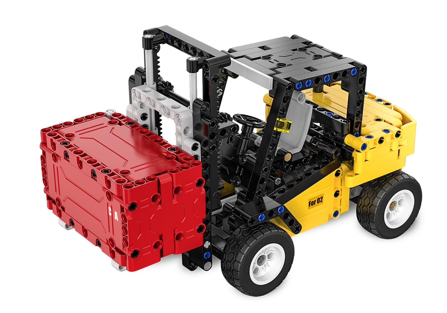 CaDA Gabelstapler Bricks