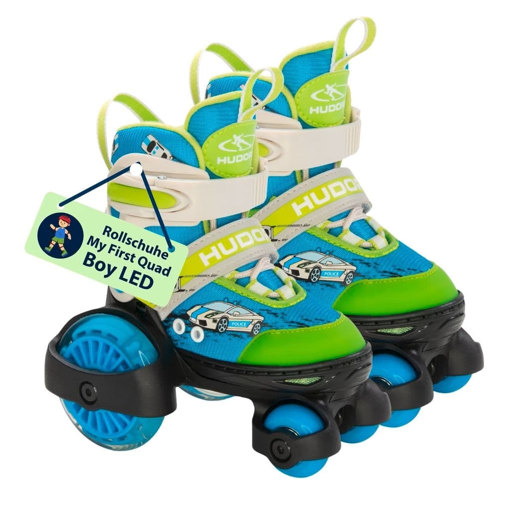 HUDORA Rollschuh My First Quad LED, Boy, Gr. 26-29