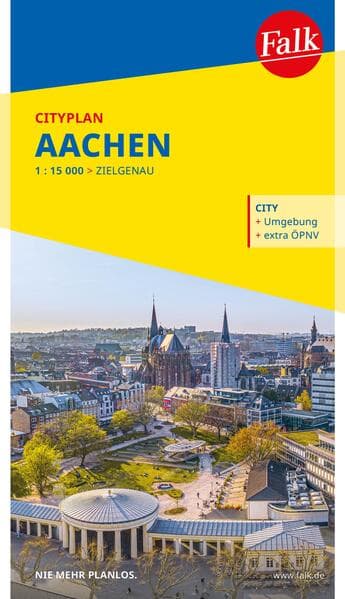 Falk Cityplan Aachen 1:15.000