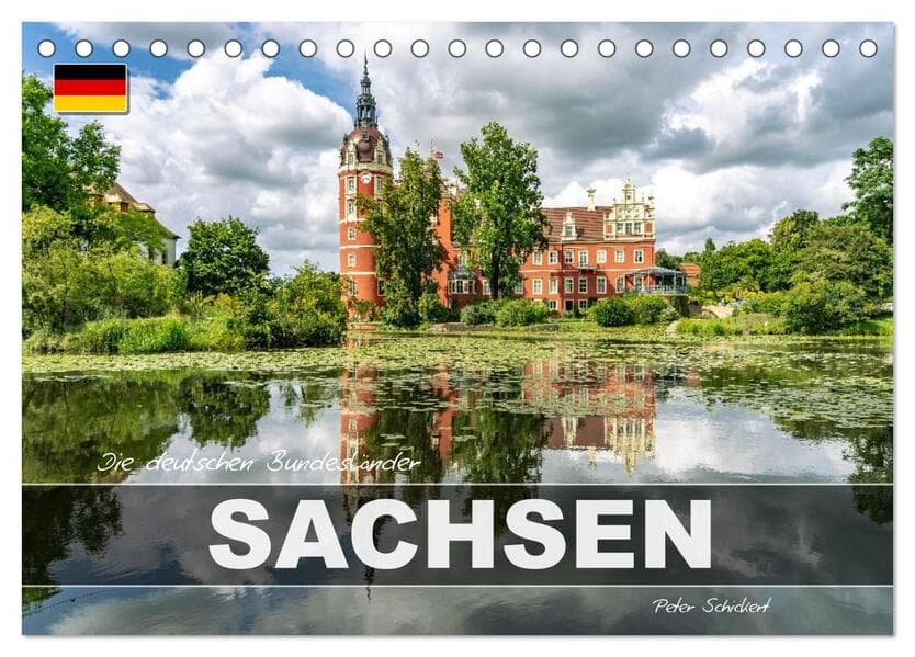 Die deutschen Bundesländer - Sachsen (Tischkalender 2026 DIN A5 quer), CALVENDO Monatskalender