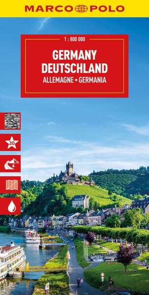 MARCO POLO Reisekarte Deutschland 1:800.000