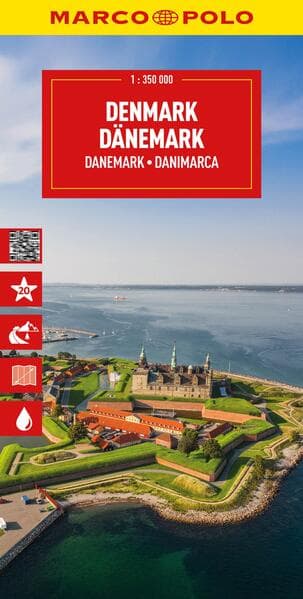 MARCO POLO Reisekarte Dänemark 1:350.000