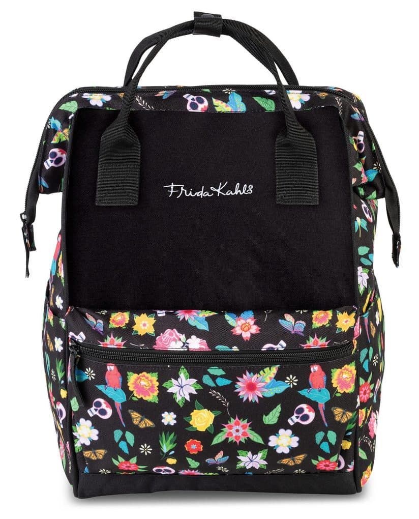 SIEBER Doctors Bag Frida Kahlo, schwarz, 16 Liter