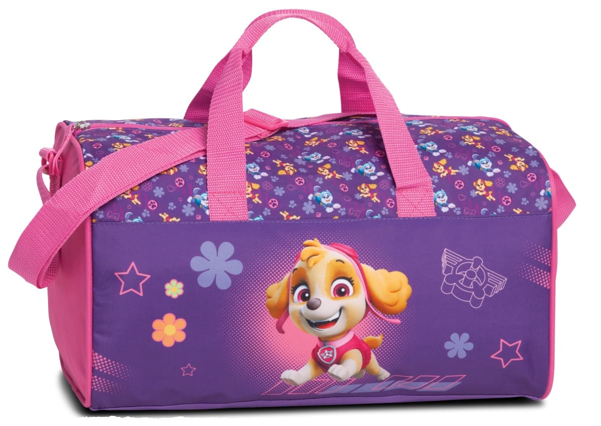 SIEBER Glühwürmchen - Kindersporttasche Paw Patrol, violett/pink