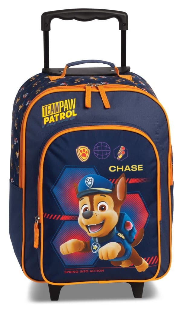 SIEBER Glühwürmchen - Kindertrolley Paw Patrol, marineblau/orange, 20 Liter