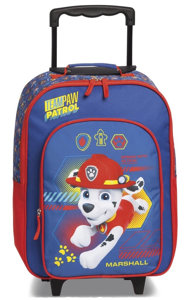 SIEBER Glühwürmchen - Kindertrolley Paw Patrol, californiablau/rot, 20 Liter