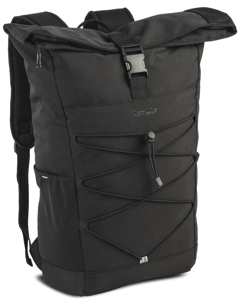 BESTWAY® Rucksack Urban, Rolltop, schwarz, ca. 18 Liter