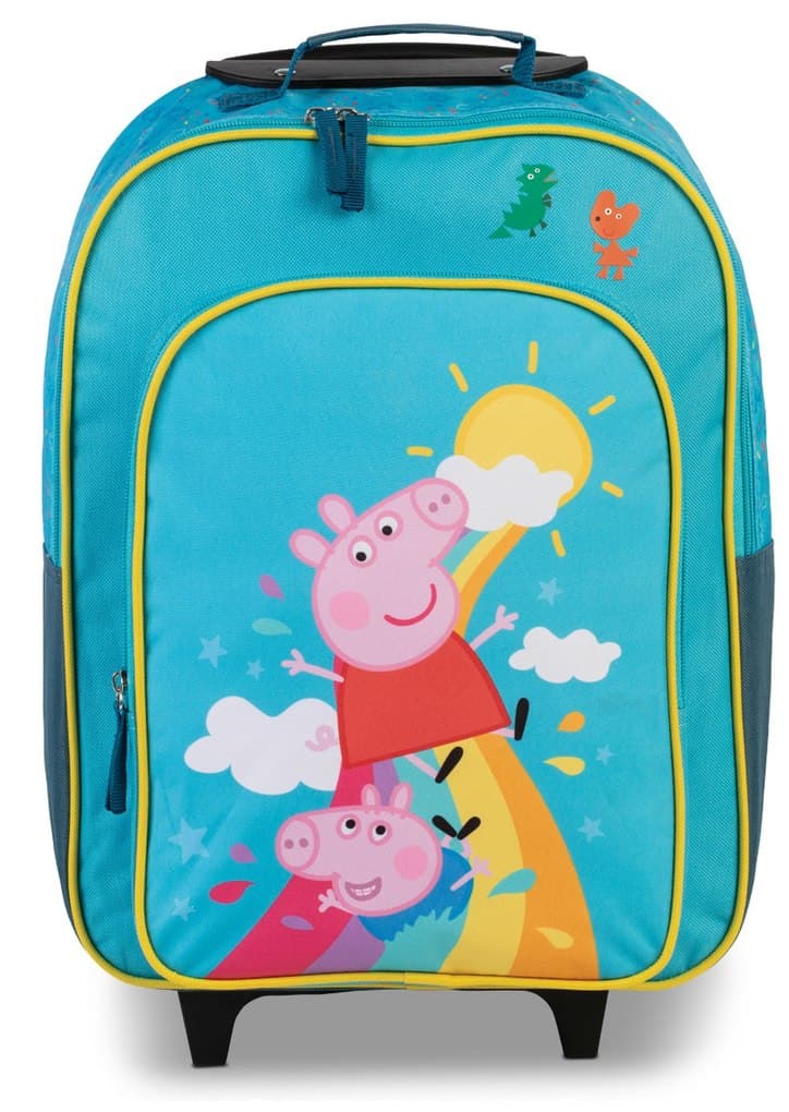 SIEBER Glühwürmchen - Kindertrolley Peppa Pig, türkis