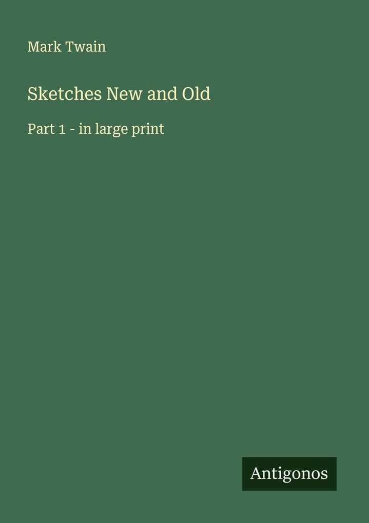 Sketches New and Old
