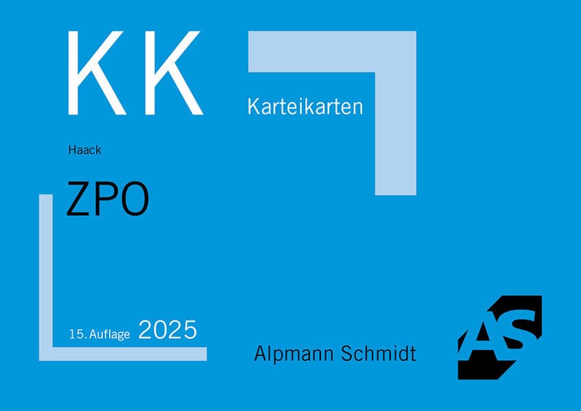 Karteikarten ZPO