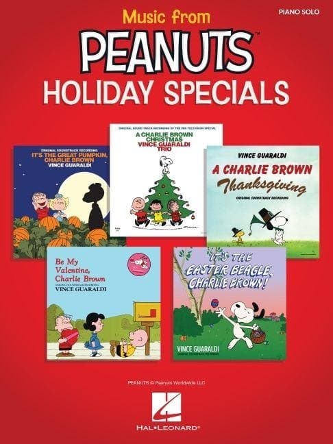Music from Peanuts Holiday Specials: 20 Selections from Five Peanuts Holiday Specials Arranged for Piano Solo or Piano with Voice