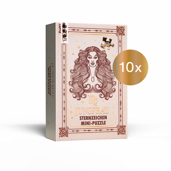 Nachfüllset: Sternzeichen Mini-Puzzle Jungfrau 10 St.