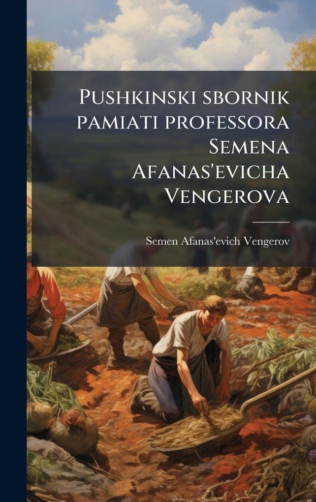 Pushkinski sbornik pamiati professora Semena Afanas'evicha Vengerova