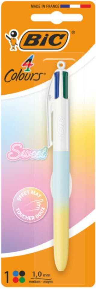BIC Kugelschreiber 4 Colours Sweet 0,32mm pink/orange