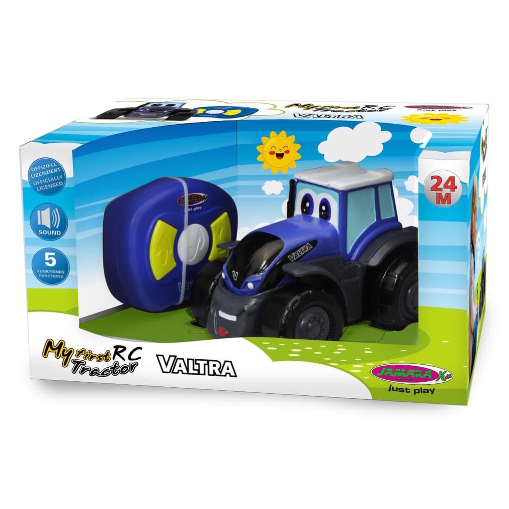 Jamara - My first Valtra RC Traktor, 2,4GHz mit Sound, blau