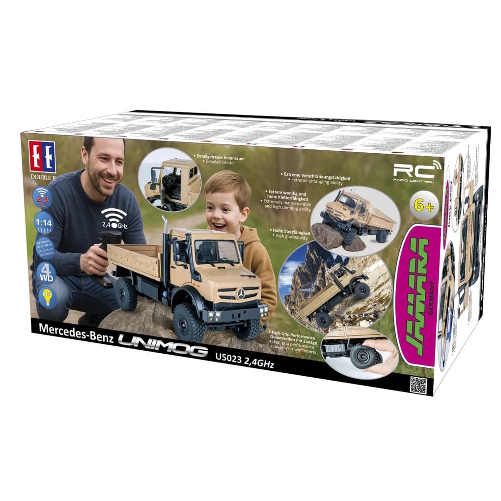 Jamara - Mercedes-Benz Unimog U5023 1:14 beige 2,4GHz