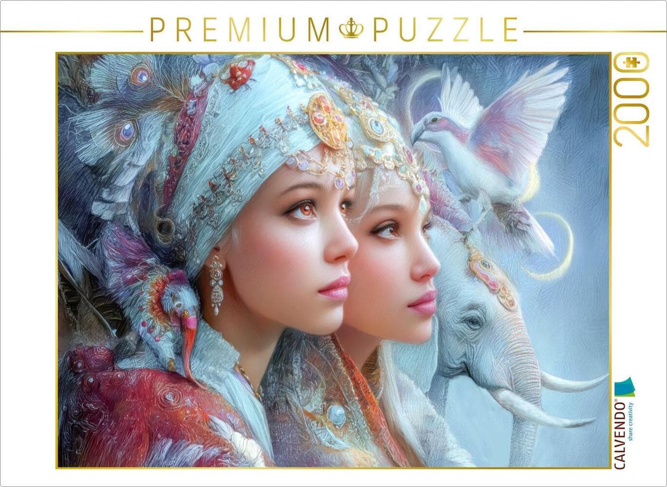 CALVENDO Puzzle Paradiesische Welt | 2000 Teile Lege-Größe 90x67cm Foto-Puzzle für glückliche Stunde