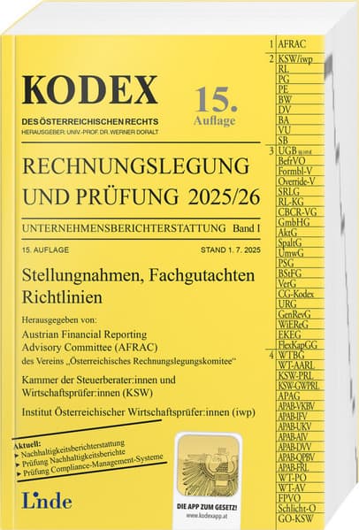 KODEX Rechnungslegung und Prüfung 2025/26