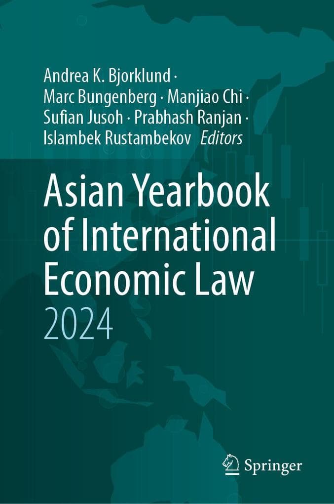 Asian Yearbook of International Economic Law 2024