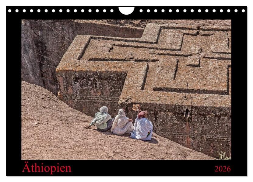 Äthiopien (Wandkalender 2026 DIN A4 quer), CALVENDO Monatskalender