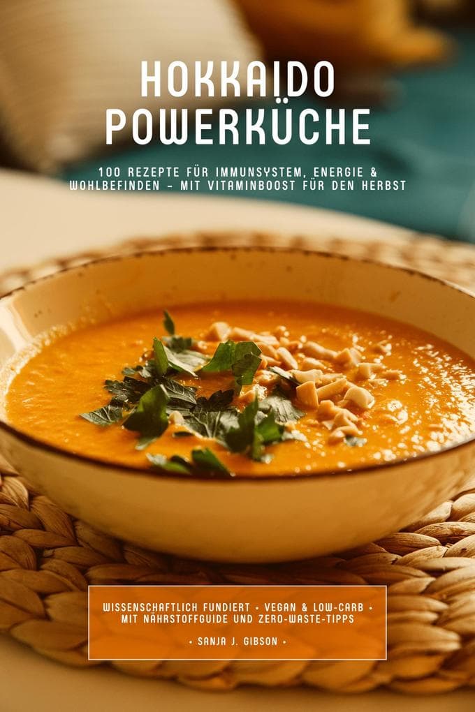 Hokkaido Powerküche: 100 Rezepte für Immunsystem, Energie & Wohlbefinden - Mit Vitaminboost für den Herbst (Wissenschaftlich fundiert . Vegan & Low-Carb . Mit Nährstoffguide und Zero-Waste-Tipps)
