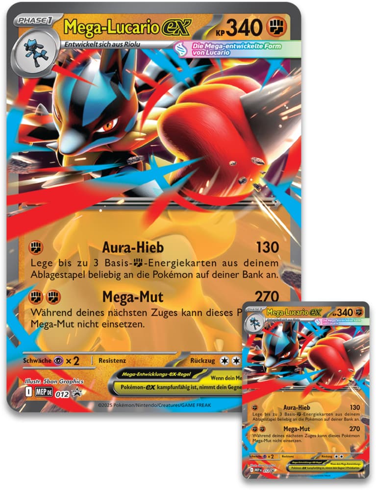 Pokémon (Sammelkartenspiel), PKM Mega-Lucario Figuren-Kollektion