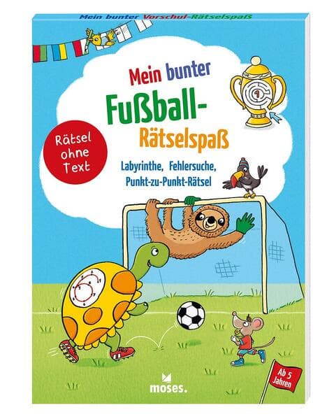 Mein bunter Fußball Rätselspaß