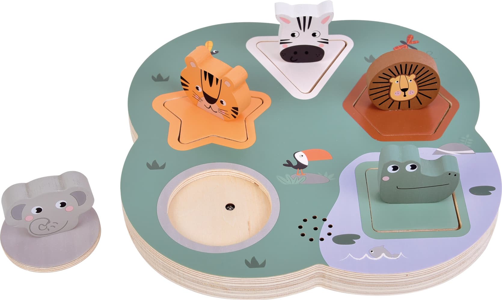 Setzpuzzle 3D Tierlaute "Safari"