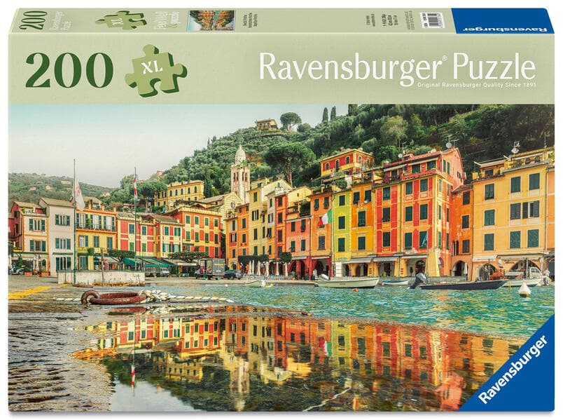Feel Well & Puzzle - Wunderschönes Portofino - Erwachsenenpuzzle mit 200 XL-Teilen und extra Bildvorlage