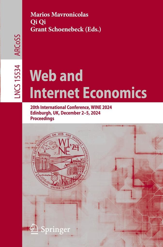 Web and Internet Economics
