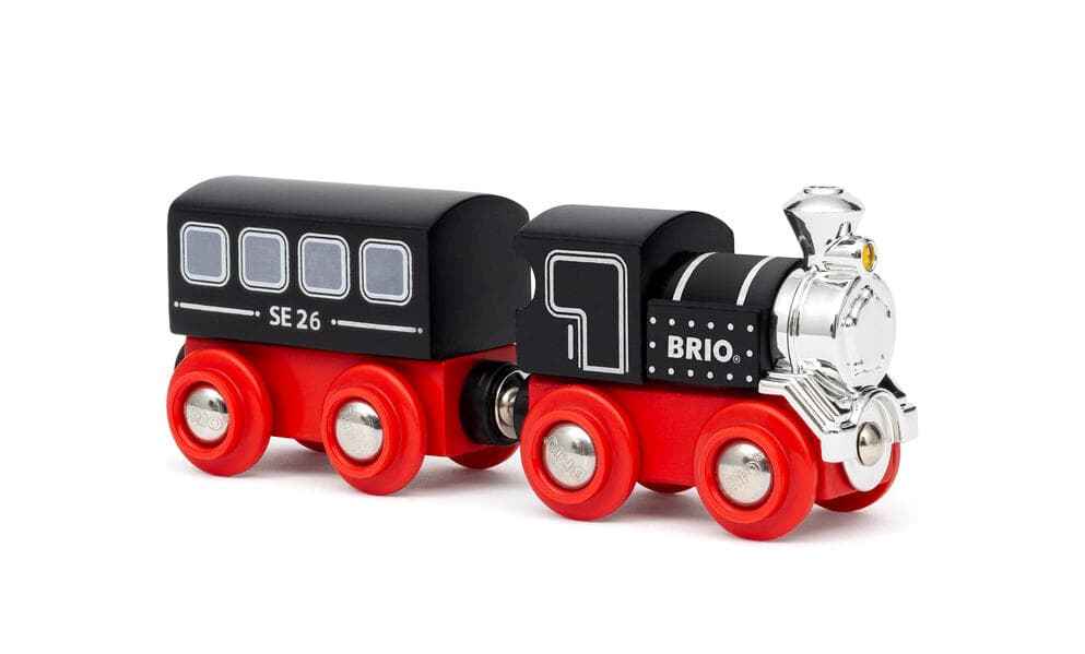 BRIO World - Sondereditionszug 2026 (Holz-Dampflok und Wagen) - Spielzeug-Zug in limitierter Edition - nur in 2026 erhältlich - Spielzeug ab 3 Jahren - 36140