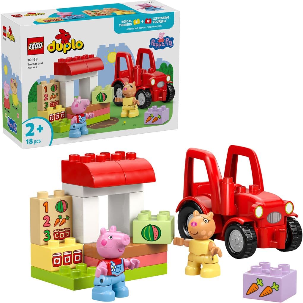 LEGO® DUPLO® 10468 Peppa Pig Traktor und Marktstand