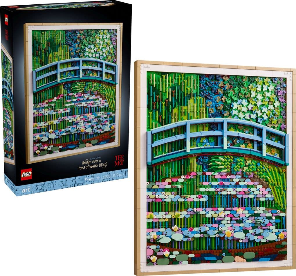 LEGO® ART 31220 Claude Monet, Brücke über einen Seerosenteich