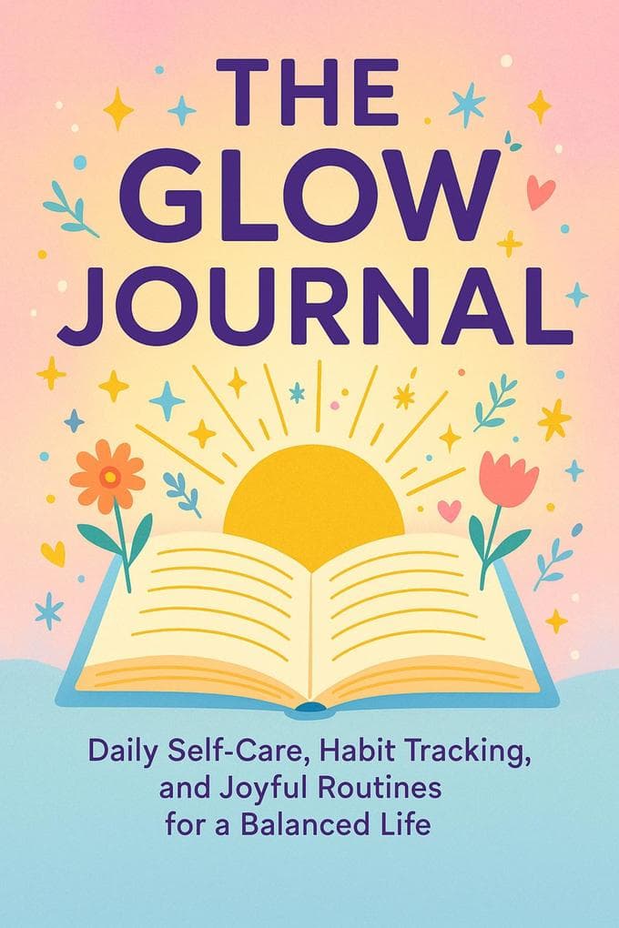 The Glow Journal Daily Self-Care, Habit Tracking, and Joyful Routines for a Balanced Life