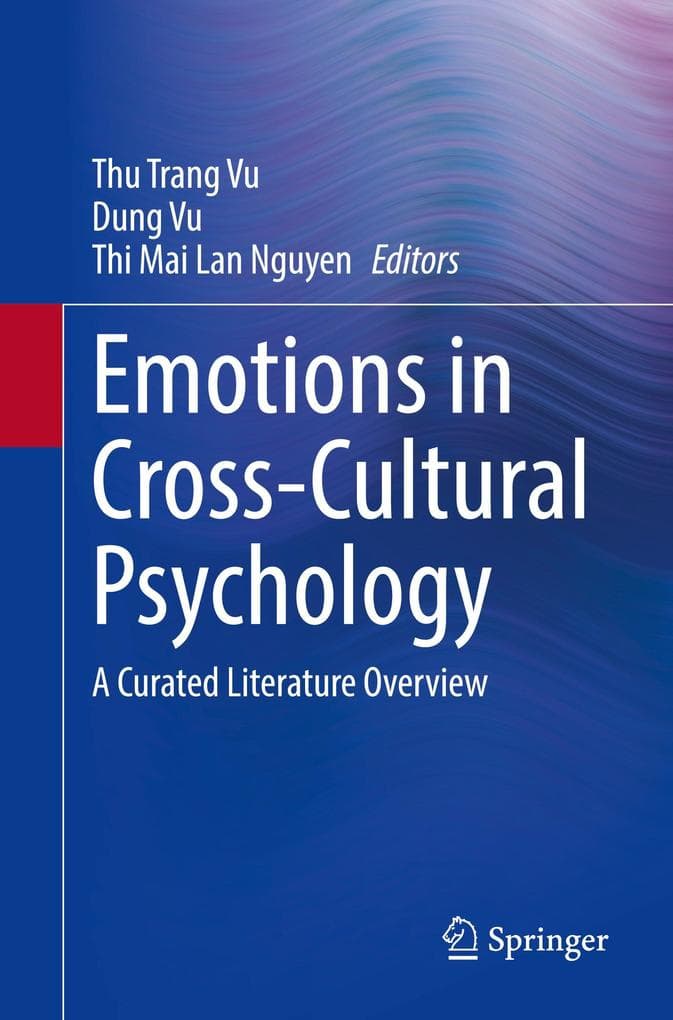 Emotions in Cross-Cultural Psychology